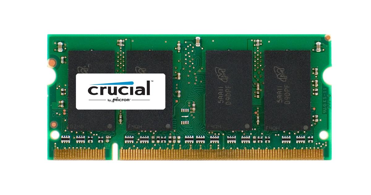 CT12864X335-K16TKY | Crucial Technology 1GB DDR-333MHz PC2700 non-ECC Unbuffered CL2 200-Pin SoDimm 2.5V Memory Module