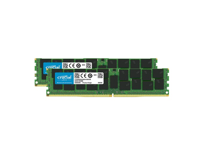 CT2K64G4LFQ4266 | Crucial 128GB Kit (2 x 64GB) DDR4-2666 LRDIMM