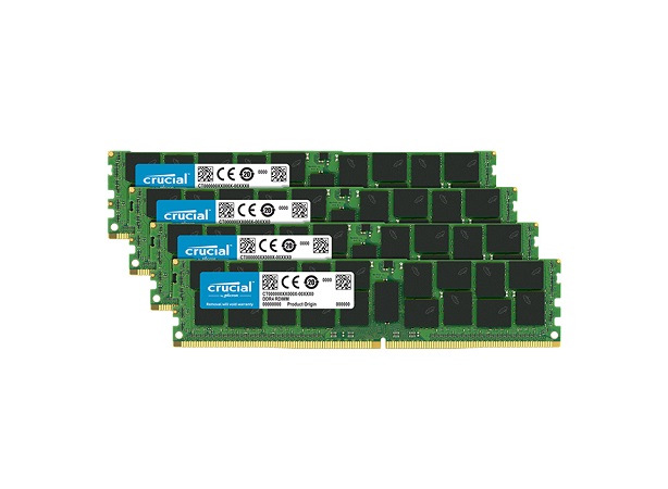 CT4K16G4RFD4266 | Crucial 64GB Kit (4 x 16GB) DDR4-2666 RDIMM