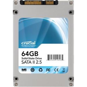 CT64M225 | Crucial 64 GB Plug-in Module Solid State Drive - 2.5 - SATA/300