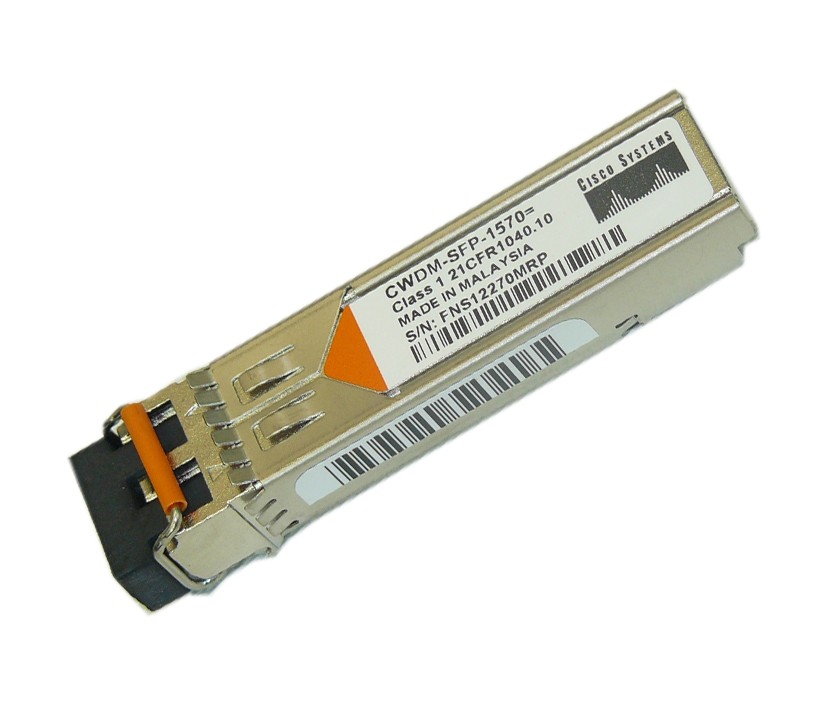 CWDM-SFP-1570= | Cisco CWDM SFP - SFP (mini-GBIC) transceiver module - Gigabit Ethernet, 2Gb Fibre Channel