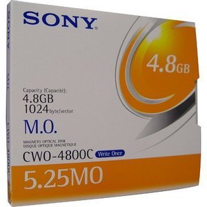 CWO4800CWW | Sony 5.25 Magneto Optical Media - WORM - 4.8GB - 8x