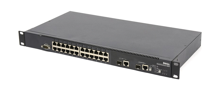 D0801 | Dell PowerConnect 3324 24-Ports 10/100 Managed Switch