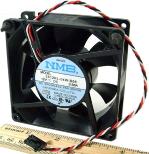 D1592 | Dell 92MMX32MM Fan Shroud Assembly for Dimension 2400 3000 4600 4700 8350