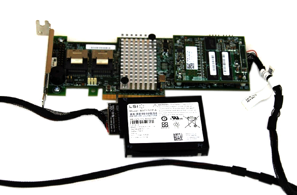D7RVK | Dell LSI 9265-8i MegaRAID PCI-E 2.0 X8 2X Mini-SAS Low-profile Cache RAID Controller with 1GB Cache without Battery