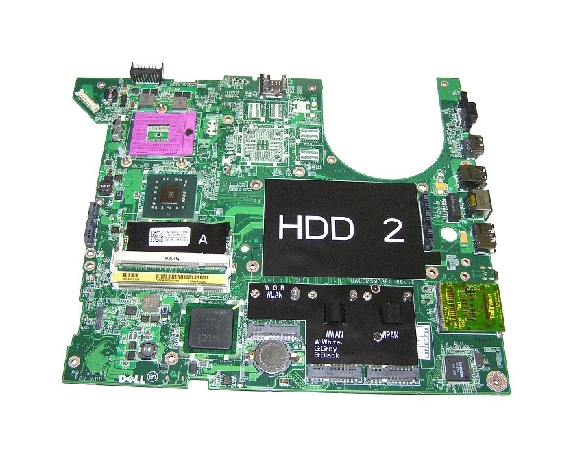 DA0GM3MB8E0 | Dell Intel Motherboard Socket 478 for Studio 1735 1737 Laptop