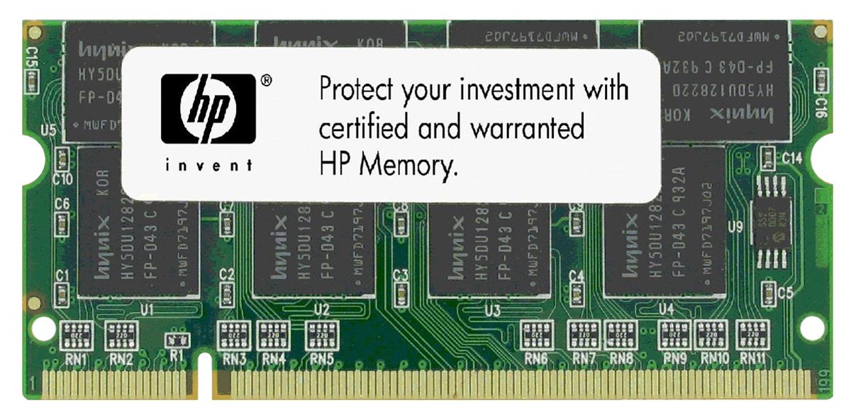 DC890B | HP 1GB DDR-333MHz PC2700 non-ECC Unbuffered CL2 200-Pin SoDimm 2.5V Memory Module