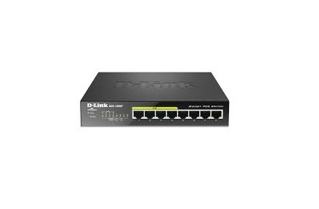 DES-1008P+ | D-Link 8-Port 1.6 Gbps 10/100 (PoE) Unmanaged Fast Ethernet Switch