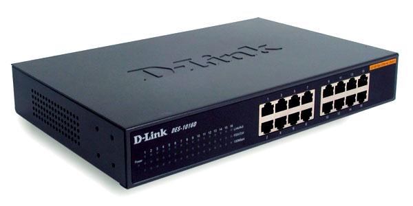 DES-1016D | D-Link 16-Port 10/100Mbps Desktop Ethernet Switch