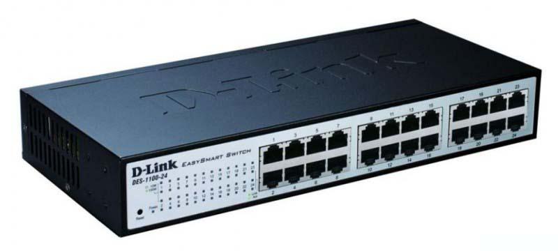 DES-1100-24 | D-Link 24-Port EasySmart Network Ethernet Switch