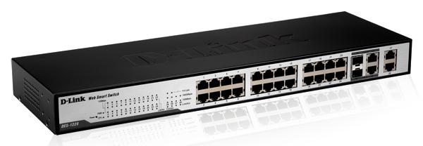 DES-1228 | D-Link Web Smart 24-Port 10/100Mbps Switch