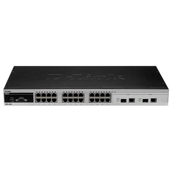 DES-3526 | D-Link 24-Port 10/100Mbps Stackable Layer 2 Managed Switch