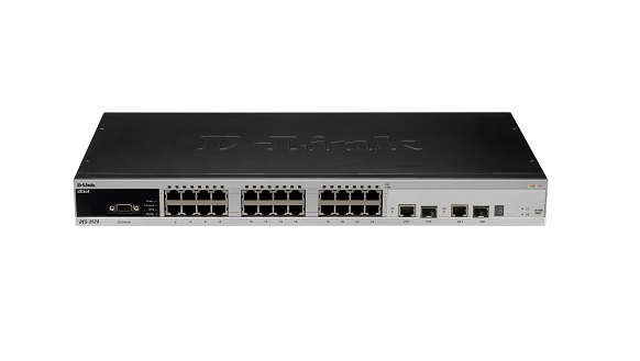 DES-3528 | D-Link 24-Port 10/100/1000Base-TX Managed Stackable Fast Ethernet Switch 2 Combo Gigabit SFP Ports & 2 Ethernet Ports