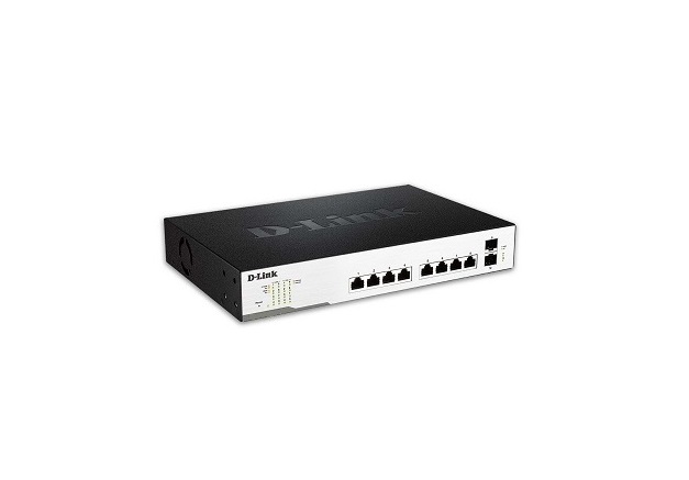 DGS-1100-10MP | D-Link 10-Port 10/100/1000 (PoE+) Unmanaged Gigabit Ethernet Switch