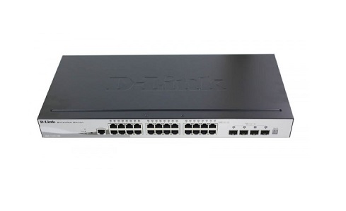 DGS-1510-28X | D-Link 28-Port 10/100/1000Base-T Layer-3 Managed Stackable Gigabit Ethernet Switch