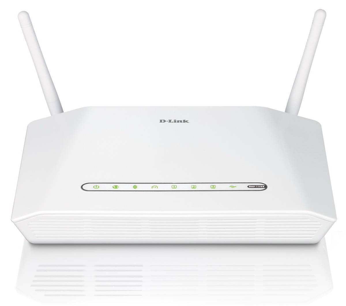 dhp-1320 | D-Link DHP-1320 Wireless Router IEEE 802.11n 2 x Antenna ISM Band 300 Mbps Wireless Speed 3 x Network Port 1 x Broadband Port USB