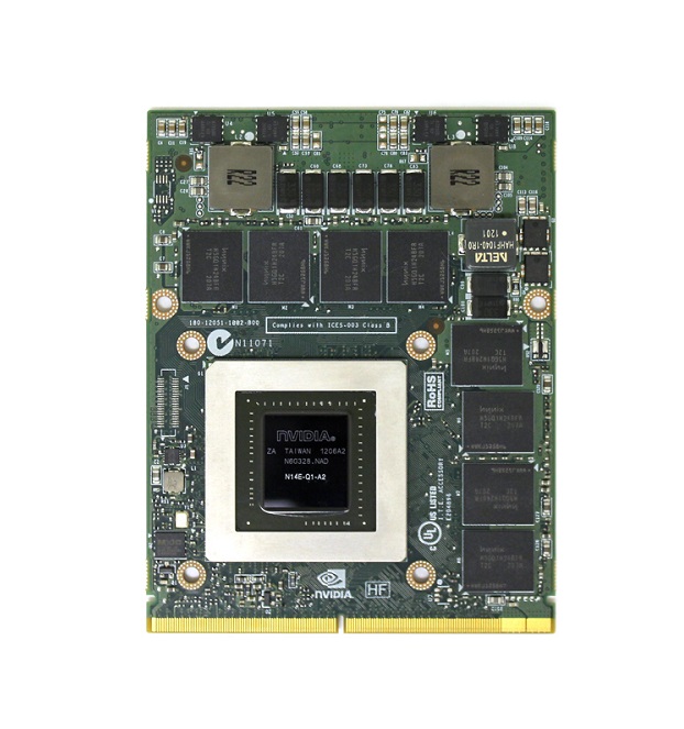 DPDMK | Dell nVidia Quadro K3000M 2GB GDDR5 256-bit MXM Mobile Graphics Card