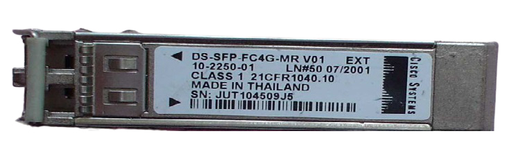 DS-SFP-FC4G-MR | Cisco SFP (Mini-GBIC) Transceiver Fibre Channel LW, 4 KM Reach LC