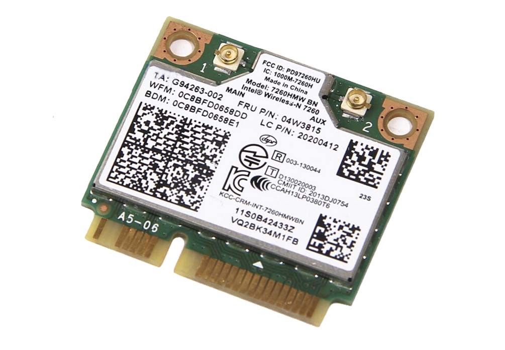 04W3815 | Lenovo Intel Wireless-N 7260 7260HMW BN WLAN WiFi Bluetooth Card BT Half