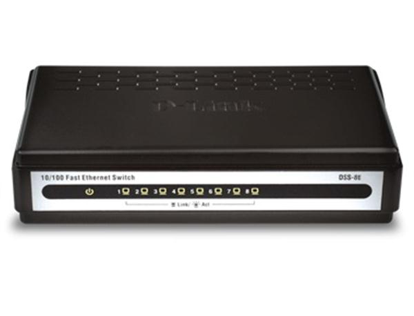 DSS-8E | D-Link 8 Port 10/100 Desktop Switch 8 Ports