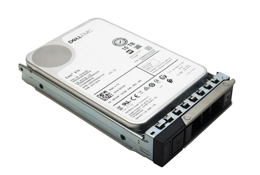 DTH4Y | Dell 10TB 7200RPM SATA 6Gb/s 512E 3.5-inch Hot-pluggable Hard Drive for 14 Gen. PowerEdge Server