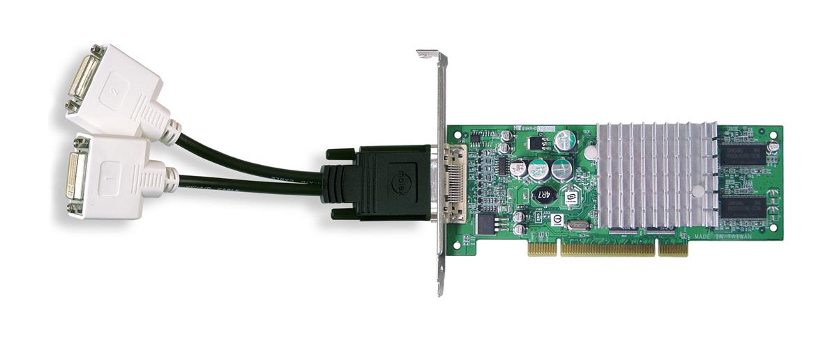 DY599A | HP Nvidia Quadro4 NVS-280 PCI 64MB Dual VGA Video Graphics Card