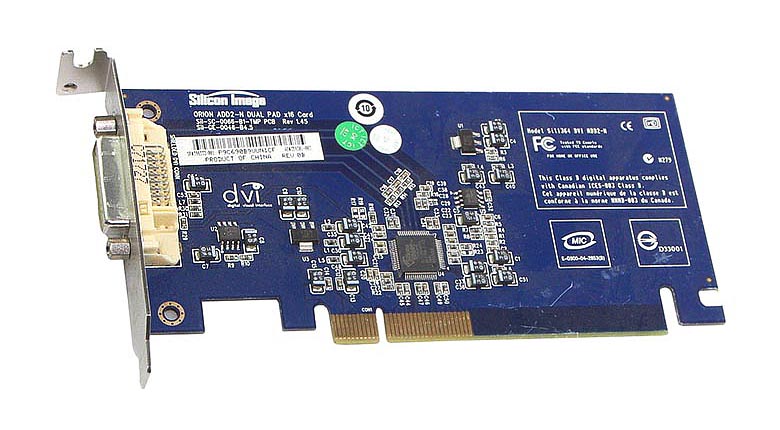 DY674A | HP ADD2-N SVDO DVI-D Dual Pad PCI-Express X16 Video Graphics Card