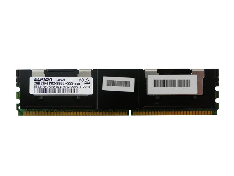 EBE21FD4AGFD-6E-E | Elpida 2GB DDR2-667MHz PC2-5300 Fully Buffered CL5 240-Pin DIMM 1.8V Memory Module EBE21FD4AGFD-6E-E | Elpida 2GB DDR2-667MHz PC2-5300 Fully Buffered CL5 240-Pin DIMM 1.8V Memory Module