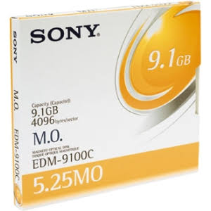 EDM-9100C | Sony 5.25 Magneto Optical Media - Rewritable - 9.1GB - 14x