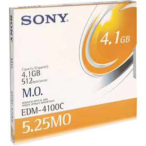 EDM4100 | Sony  Magneto Optical Media - 4.1 GB - 5.25 - 8x