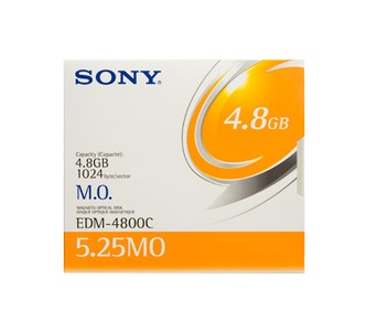 EDM4800 | Sony  Magneto Optical Media - 4.8 GB - 5.25 - 8x