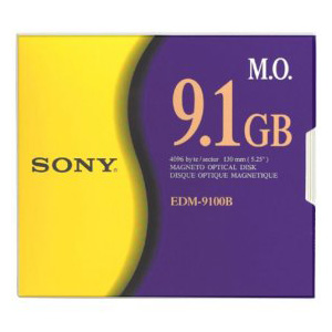 EDM9100B | Sony 5.25 Magneto Optical Media - Rewritable - 9.1GB - 14x
