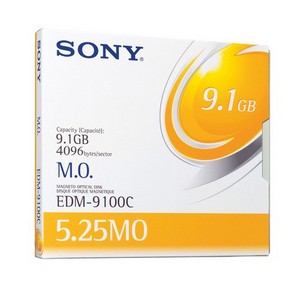 EM19100CWW | Sony 5.25 Magneto Optical Media - Rewritable - 9.1MB - 5.25 - 14x