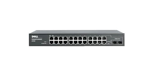 F0337 | Dell PowerConnect 2724 24-Port Gigabit Managed Switch with Rack Ears