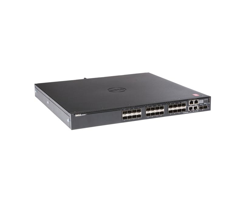 F0J6T | Dell PowerConnect N3024F 24-Ports 2 X SFP+ Layer 3 Managed Gigabit Ethernet Networking Switch