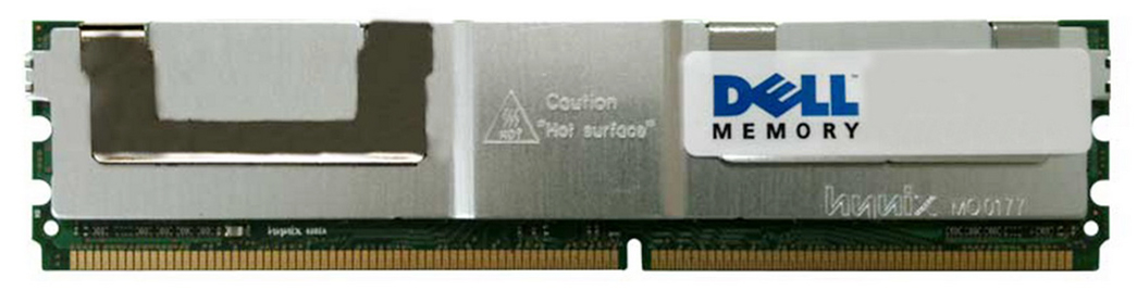 F7234 | Dell 1GB DDR2-533MHz PC2-4200 Fully Buffered CL4 240-Pin DIMM 1.8V Memory Module