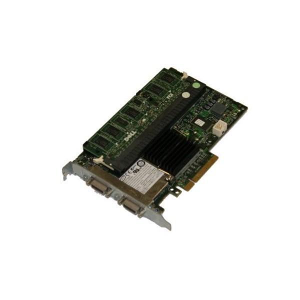 F989F | Dell Perc 6/e Dual Channel PCI-Express SAS RAID Controller with 256MB Cache and Battery