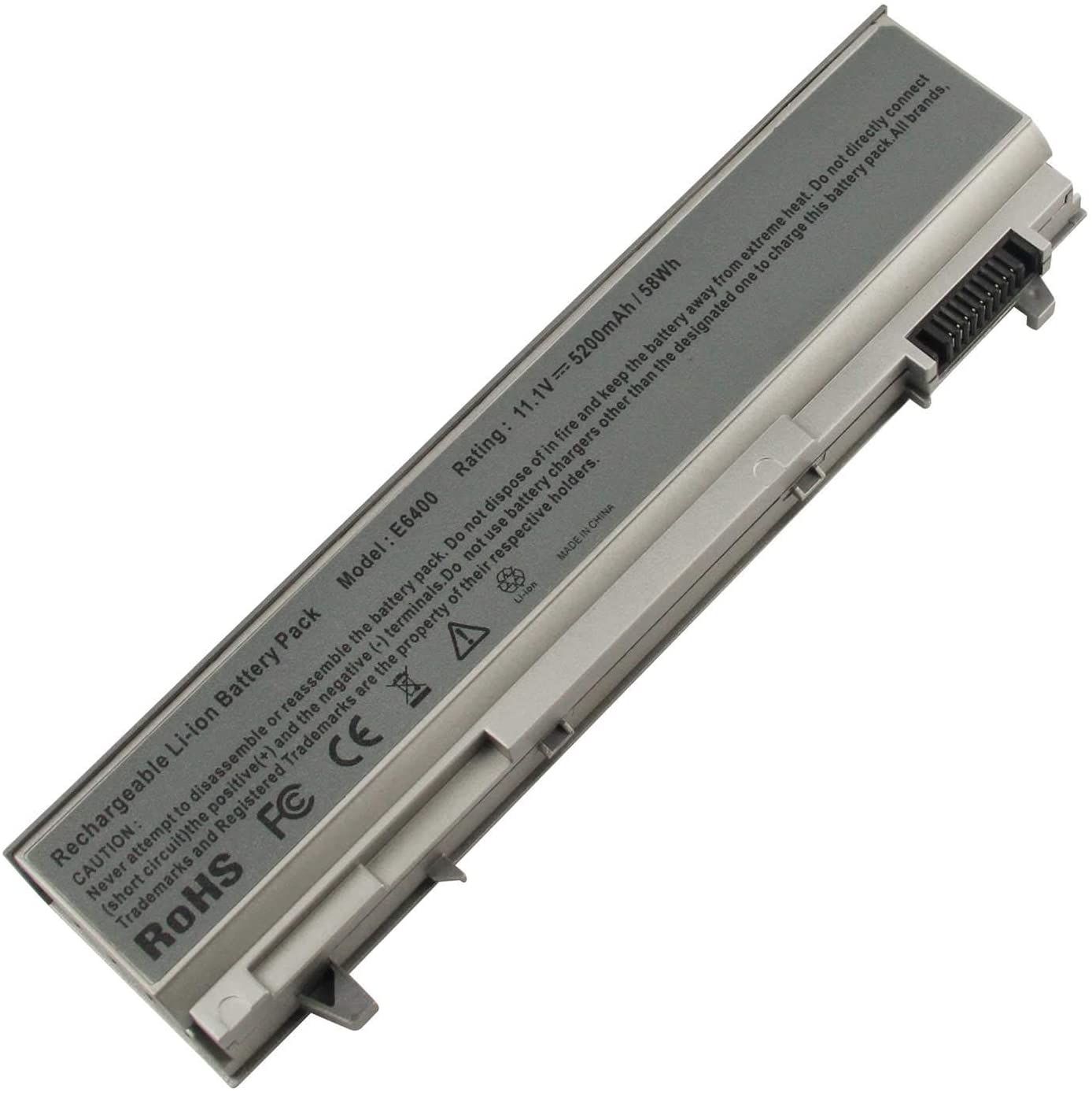FU439 | Dell 6-Cell 11.1V-56 WHr Battery for Dell Latitude E6400 E6500 Series