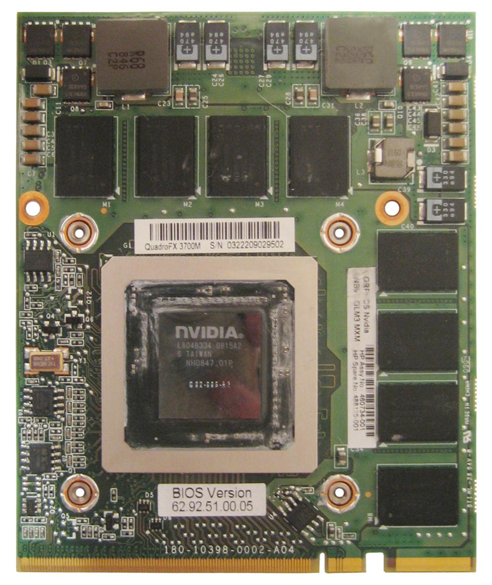 FX3700M | HP Nvidia Quadro FX3700 512MB G-DDR3 PCie Video Graphics Card
