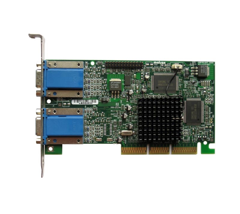 G45FMDHA32DB | Matrox Graphics Millennium G450 32MB DDR AGP4x Dual-VGA Video Graphics Card