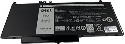 G5M10 | Dell Battery 6880 mAh Lithium Polymer (Li-Polymer) 7.4 V DC