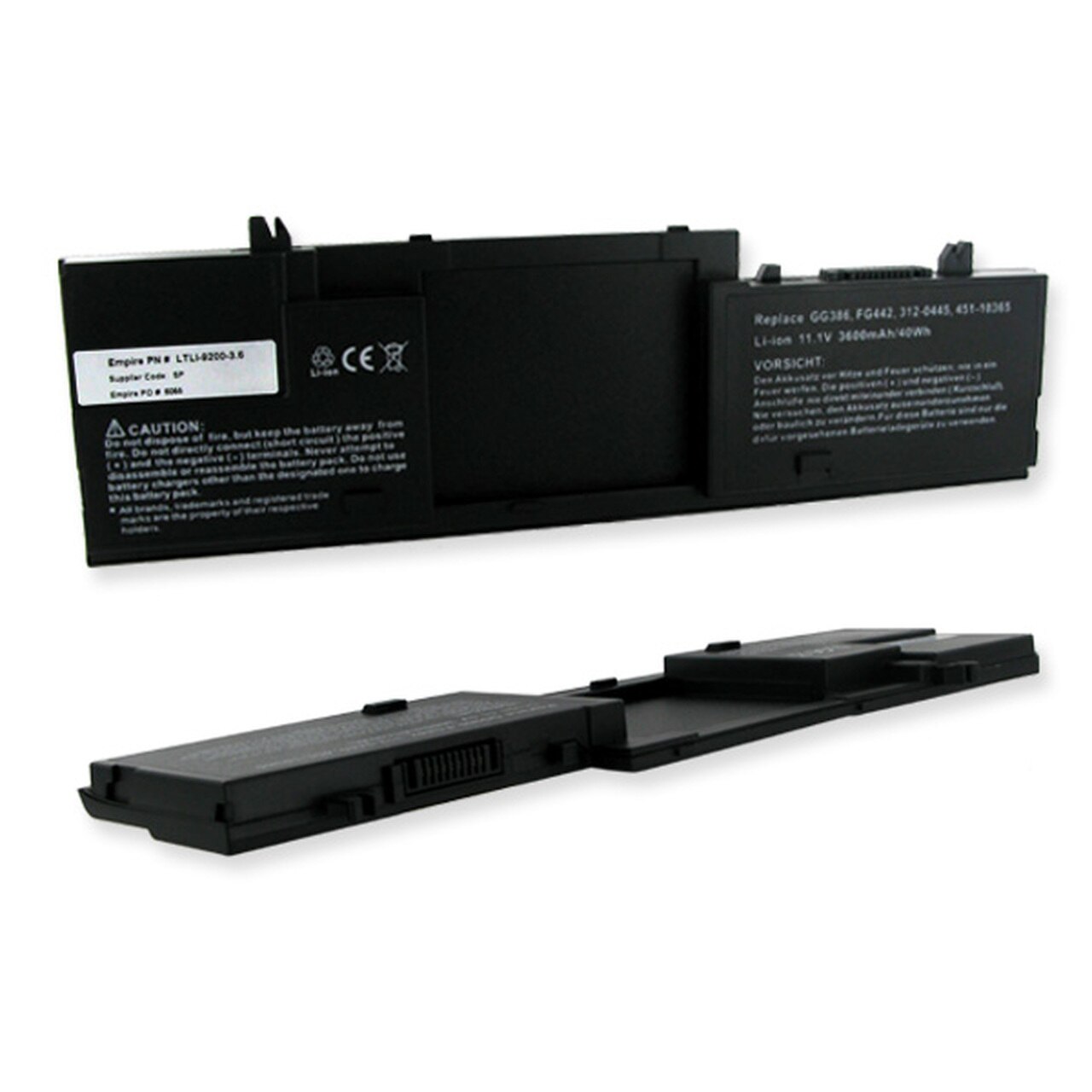 G617H | Dell 6-Cell Li-Ion Battery for Dell Inspiron 15/1525/1526/1545 Series