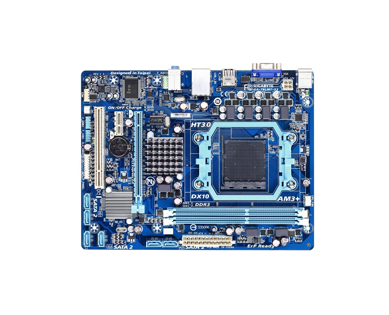 GA-78LMT-S2 | Gigabyte AMD 760G + SB710 Chipset DDR3 2x DIMM 6x SATA System Board (Motherboard) Socket AM3+
