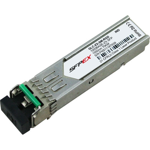 GLC-ZX-SM-RGD= | Cisco Rugged SFP SFP (mini-GBIC) Transceiver Module 1000Base-ZX