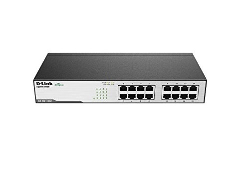 GO-SW-16GE | D-Link 16-Port 32Gbps 10/100/1000Base-T Unmanaged Gigabit Ethernet Switch