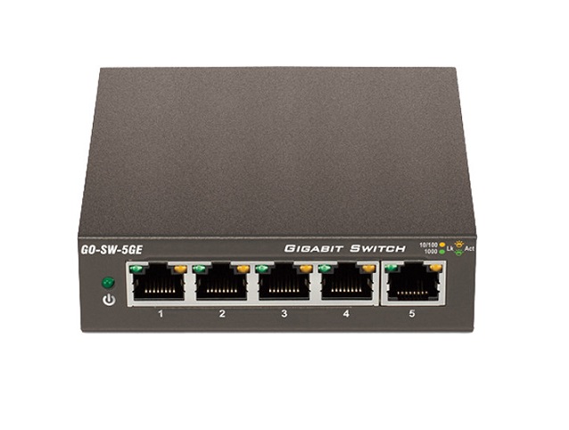 GO-SW-5GE | D-Link 5-Port 10Gbps 10/100/1000Base-T Unmanaged Gigabit Ethernet Switch