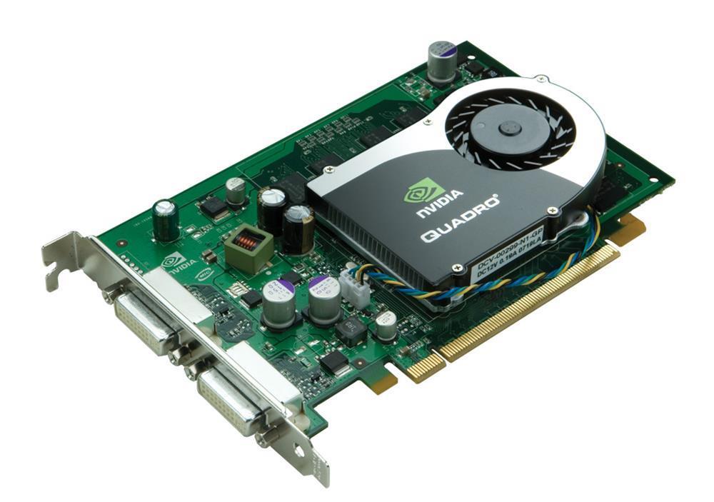 GP528UTR | HP Nvidia Quadro FX370 PCI-Express x16 128MB DDR2 256-Bit 400MHz 1XDVI-1/1XDVI-I Dual Link Video Graphics Card