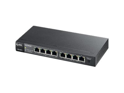 GS1100-8HP | Zyxel 8-Port GbE Unmanaged PoE Switch