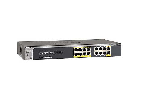 GS516TP-100NAS | Netgear 16-Port 10/100/1000 (PoE) Managed Gigabit Ethernet Switch