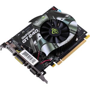 GT-240X-ZNFC | XFX GeForce GT 240 1GB 128-Bit DDR3 PCI Express 2.0 x16 DVI/ HDMI/ D-Sub/ HDCP Ready Video Graphics Card